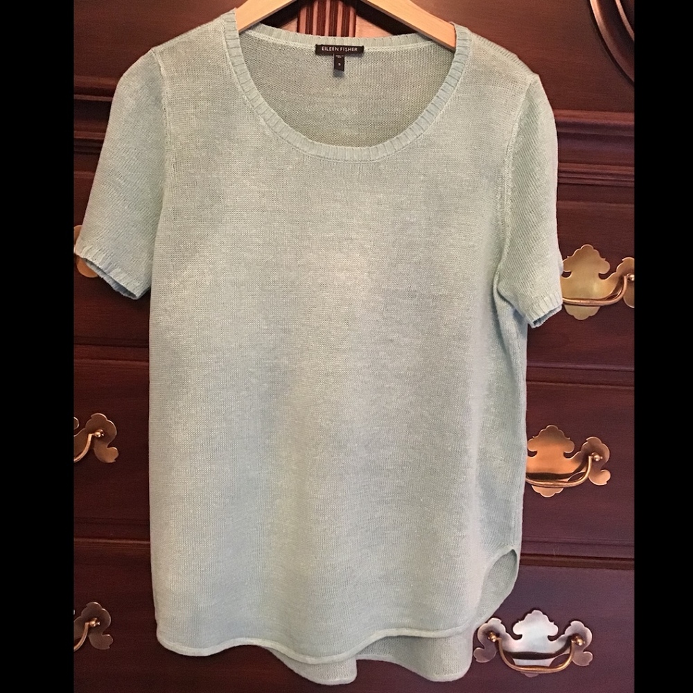 Eileen Fisher Short Sleeve Tunic Organic Cotton